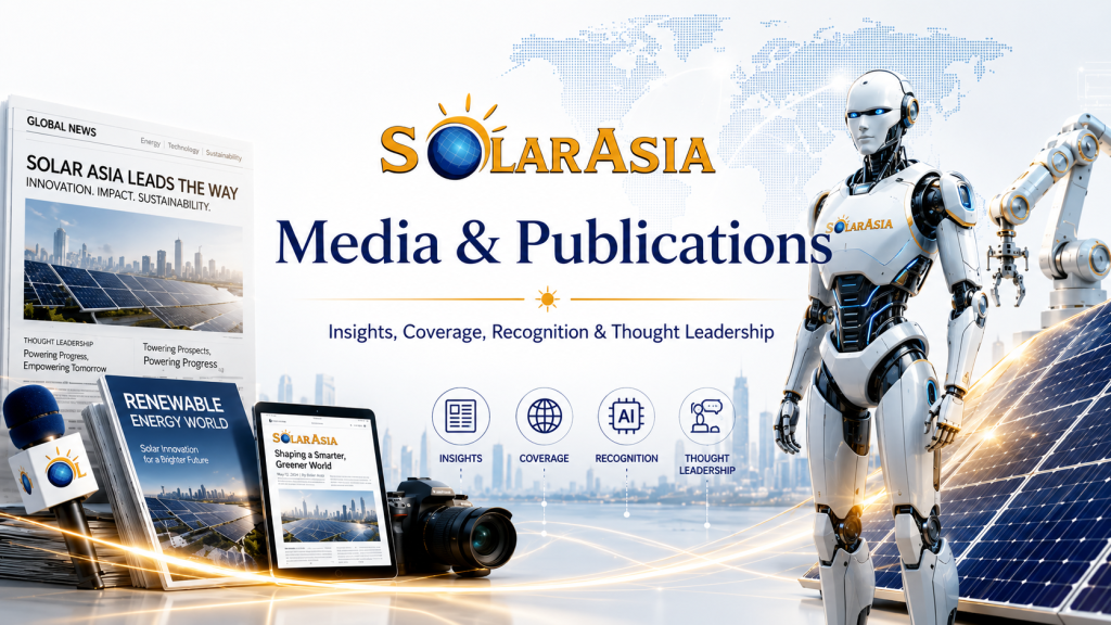 Solar Asia Media and Publications with AI robotics and solar technology