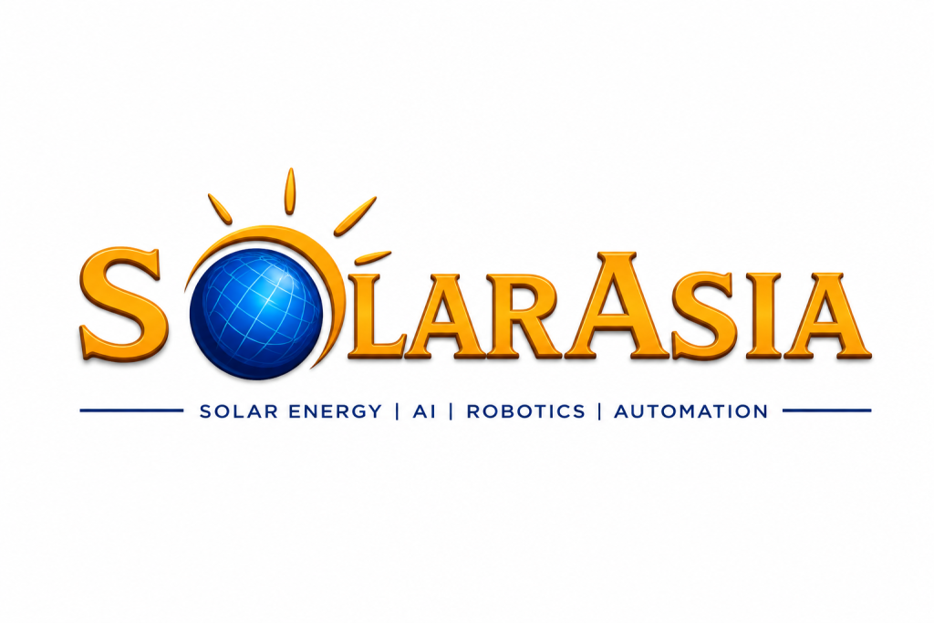 Solar Asia logo for solar energy, AI robotics and automation company in Peshawar Pakistan